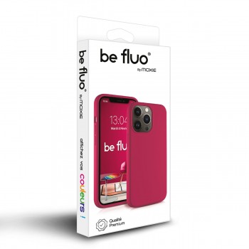 Moxie Coque iPhone 13 [BeFluo] Coque Silicone Fine et Légère pour iPhone 13, Intérieur Microfibre, Coque Anti-chocs et Anti-rayu