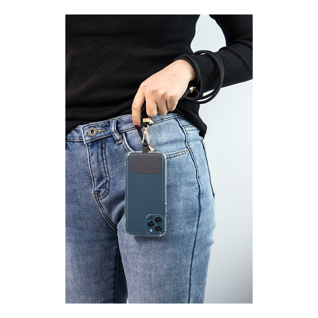 Tour de cou universel pour smartphone - Orange