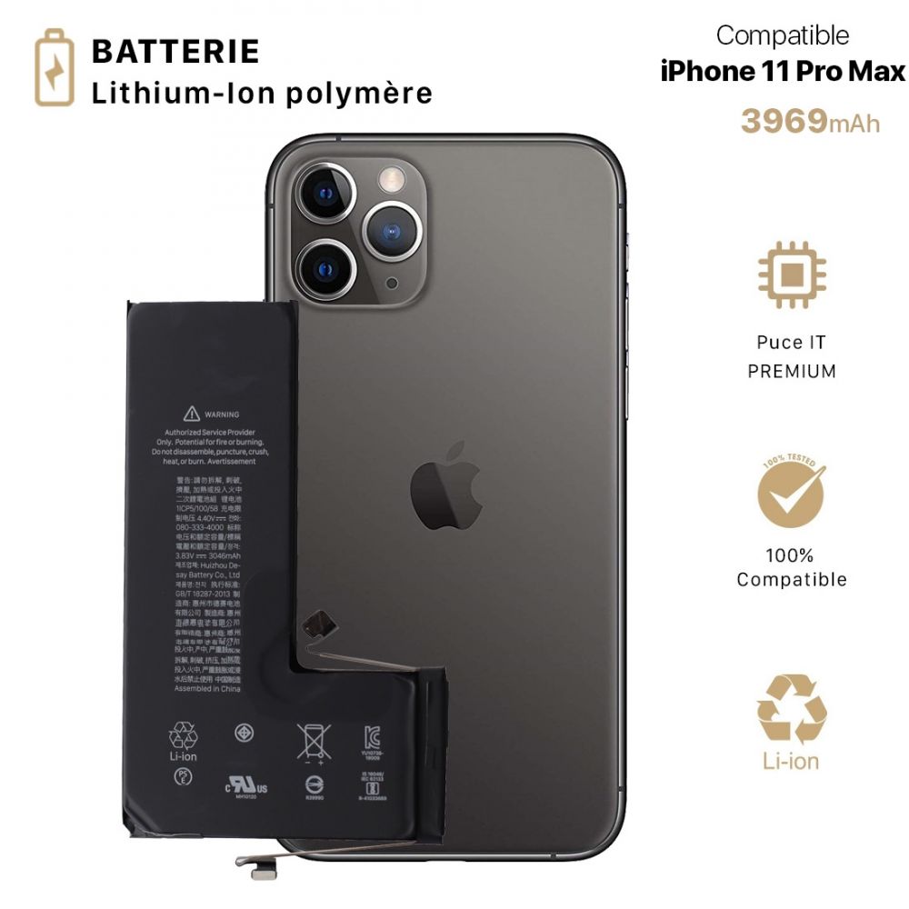 Réparation batterie iPhone 11 Pro Max