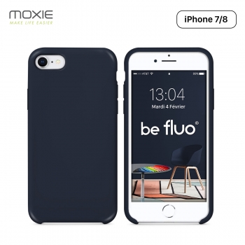 Moxie Coque iPhone 7/8/SE 2020 [BeFluo] Coque Silicone Fine et Légère pour iPhone 8, iPhone 7 et iPhone SE 2020, Intérieur Micro