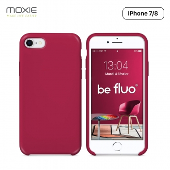 Moxie Coque iPhone 7/8/SE 2020 [BeFluo] Coque Silicone Fine et Légère pour iPhone 8, iPhone 7 et iPhone SE 2020, Intérieur Micro