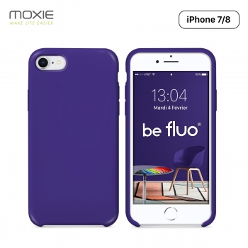 Moxie Coque iPhone 7/8/SE 2020 [BeFluo] Coque Silicone Fine et Légère pour iPhone 8, iPhone 7 et iPhone SE 2020, Intérieur Micro