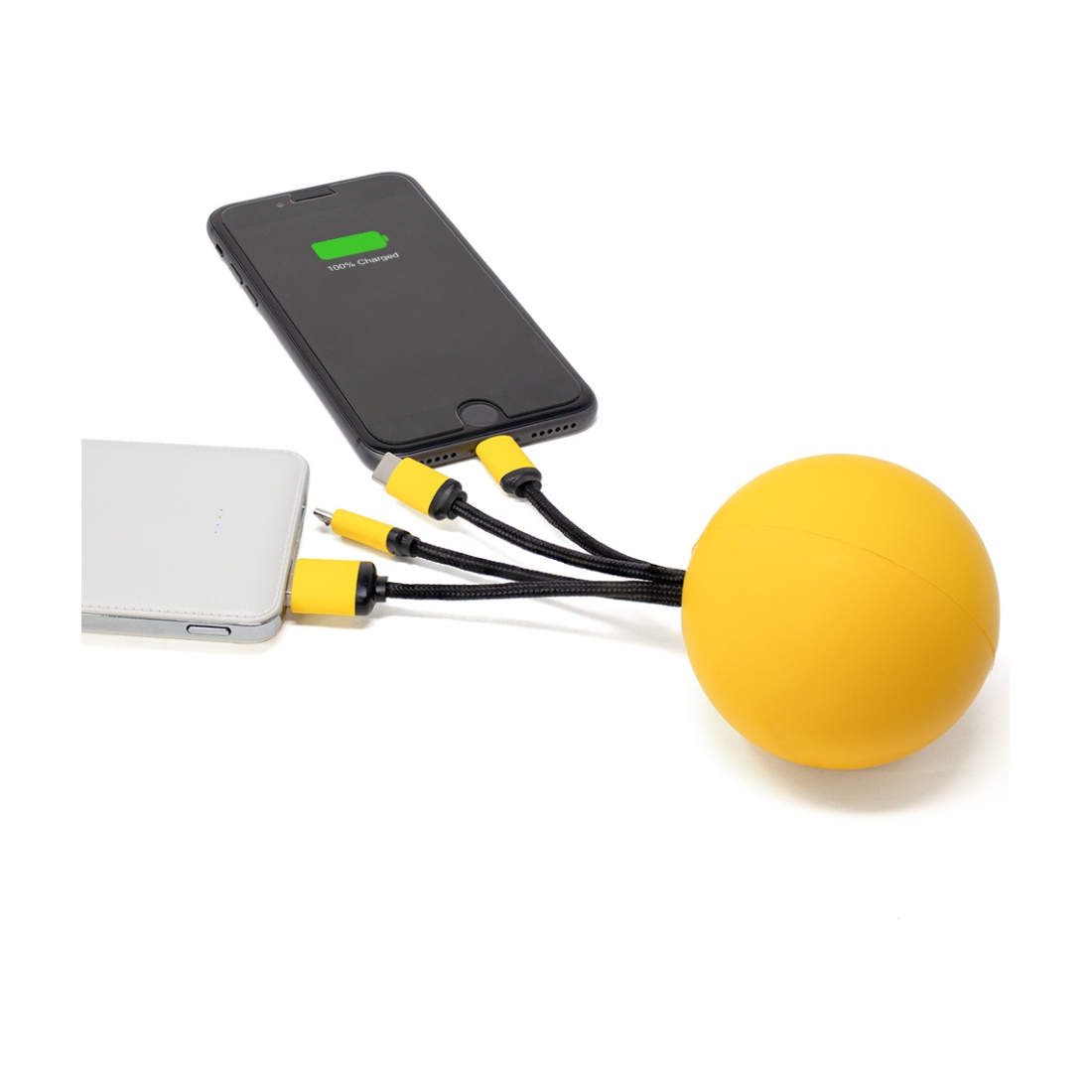 Goodies anti-stress smiley avec Cable data 3 en 1