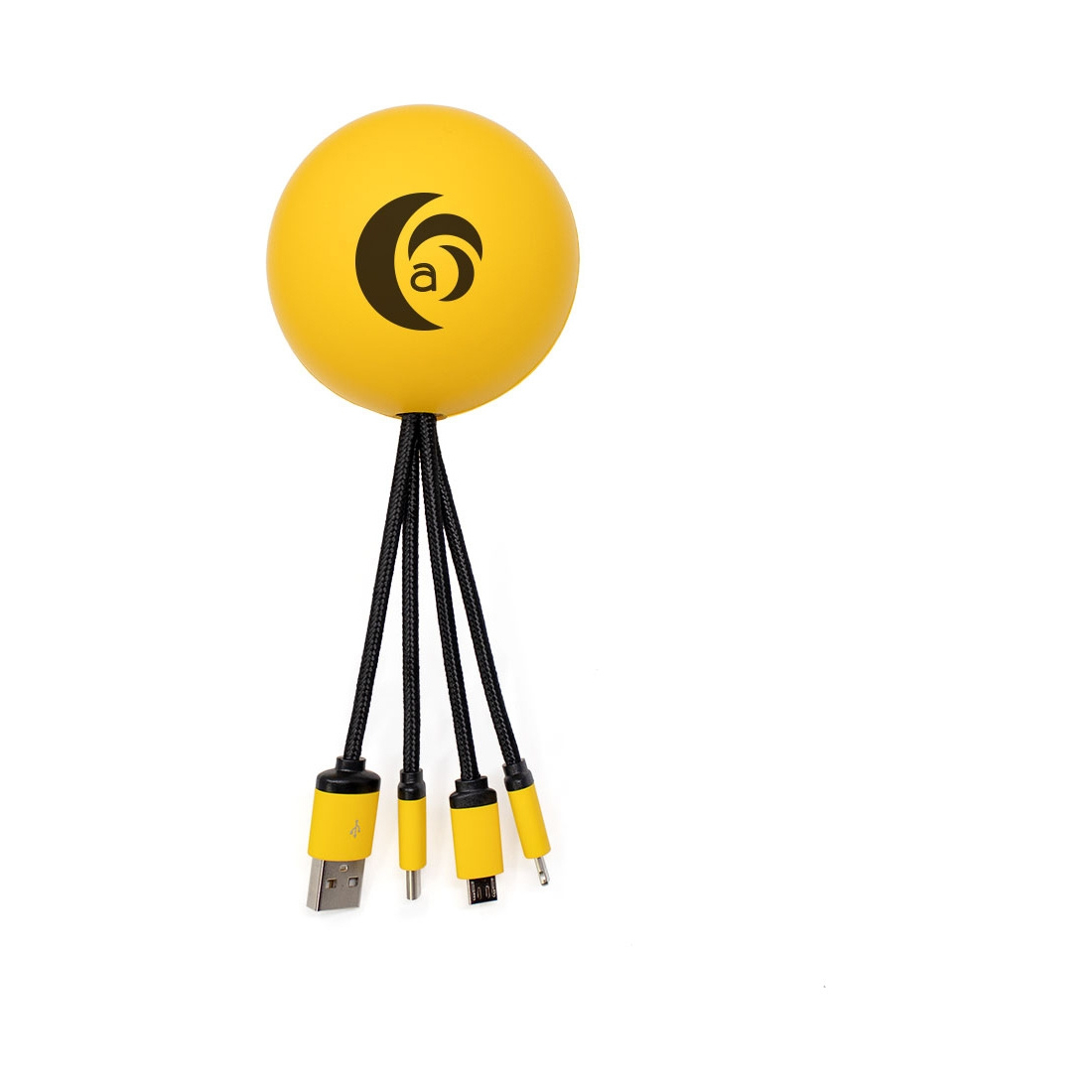Goodies anti-stress smiley avec Cable data 3 en 1