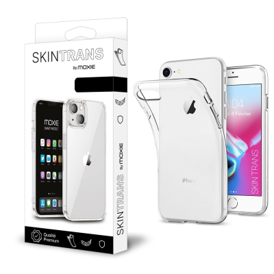 Moxie Coque iPhone 7 / iPhone 8 / iPhone SE 2020 [Skintrans] Coque en TPU Souple Transparente Ultra Fine en Silicone, Anti-trace