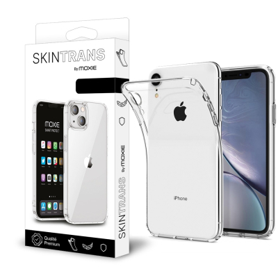 Moxie Coque iPhone XR 6.1" [Skintrans] Coque en TPU Souple Transparente Ultra Fine en Silicone, Anti-traces, Ajustement Parfait 
