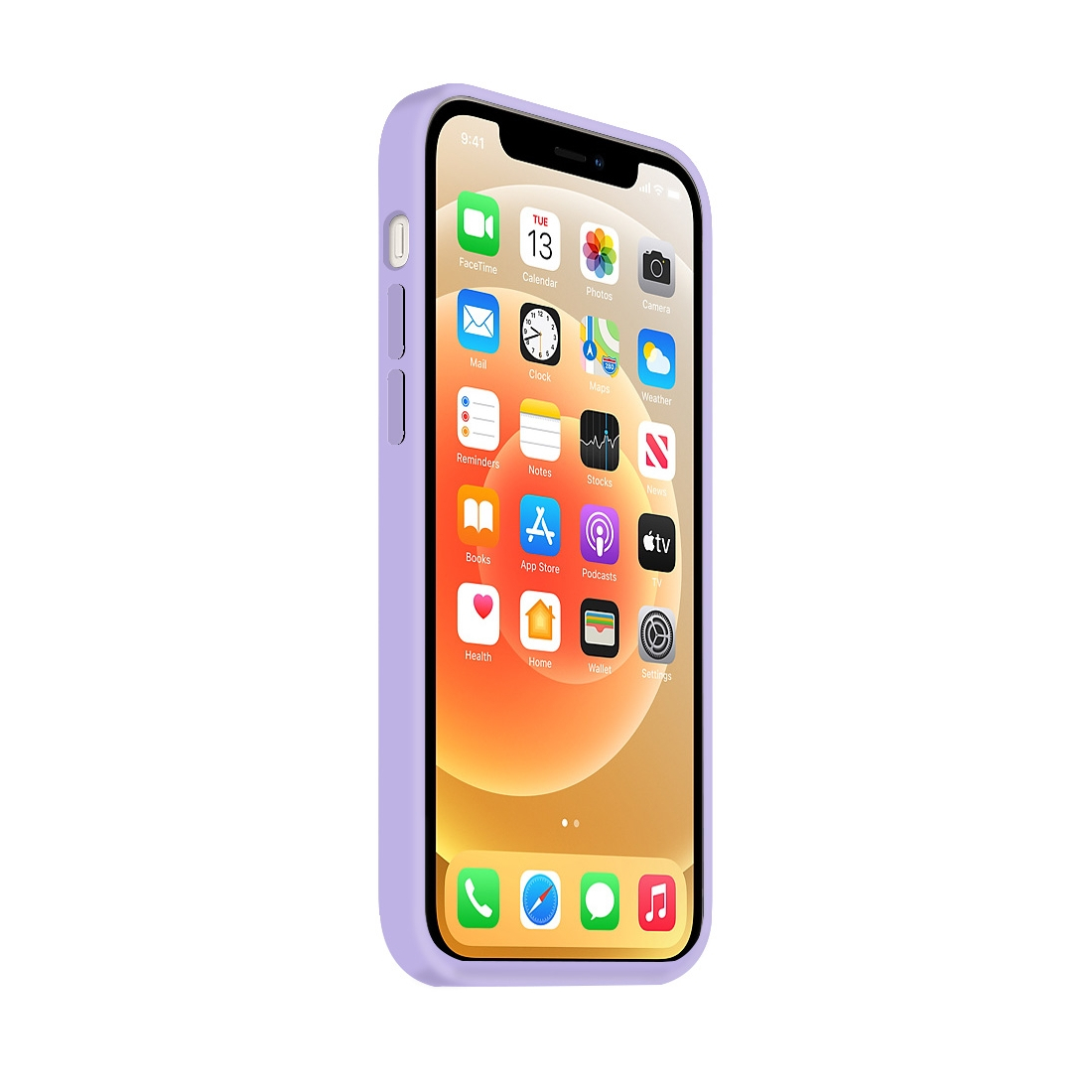 Coque Silicone Moxie BeFluo Fine et Légère pour iPhone 14 Pro Max, Intérieur Microfibre - Lilas