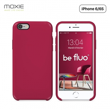 Moxie Coque iPhone 6/6S [BeFluo] Coque Silicone Fine et Légère pour iPhone 6S et iPhone 6, Intérieur Microfibre, Coque Anti-choc