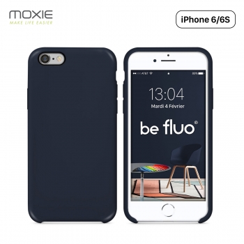 Moxie Coque iPhone 6/6S [BeFluo] Coque Silicone Fine et Légère pour iPhone 6S et iPhone 6, Intérieur Microfibre, Coque Anti-choc