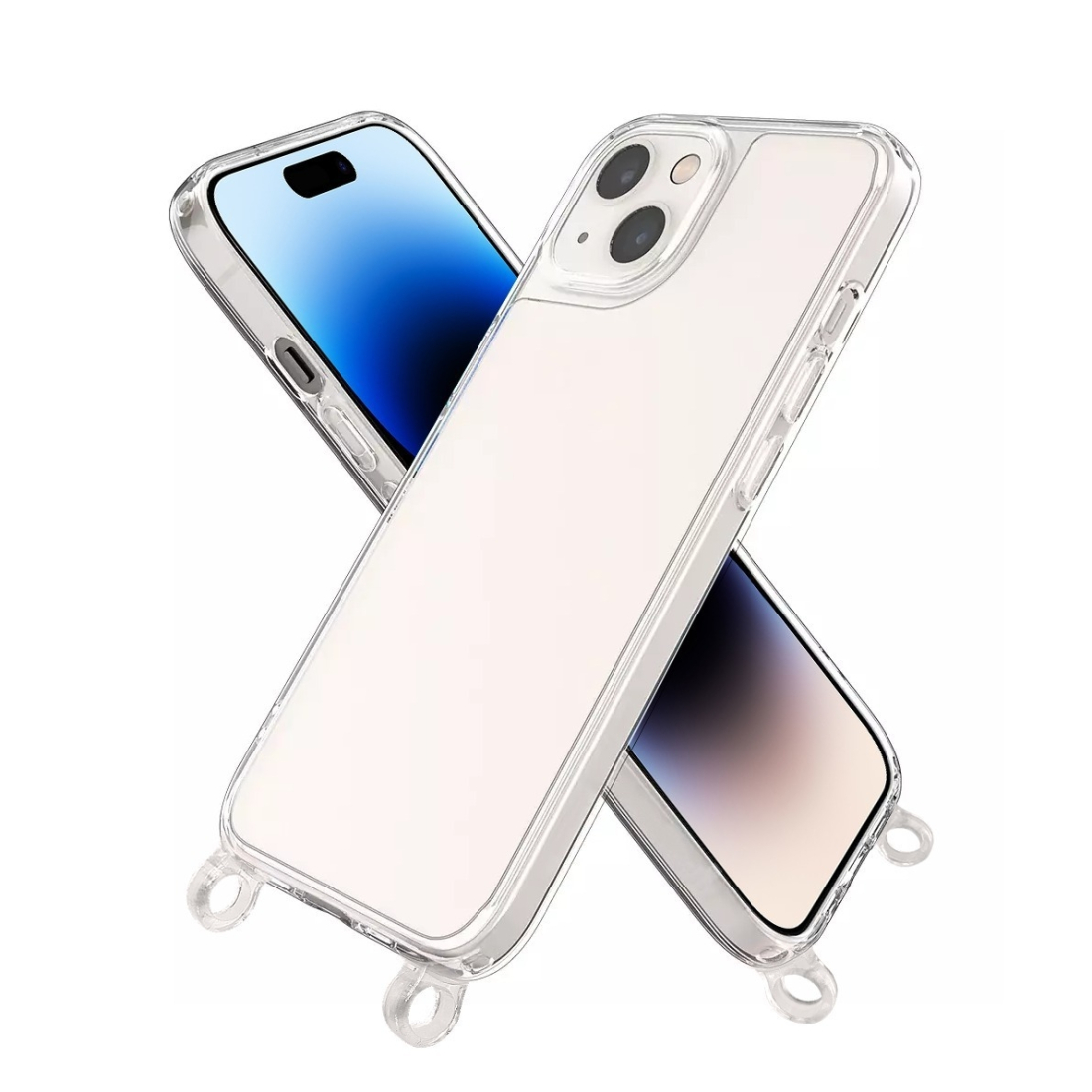 Coque renforcée transparente Skinmoove TPU/PC avec anneau pour iphone 11