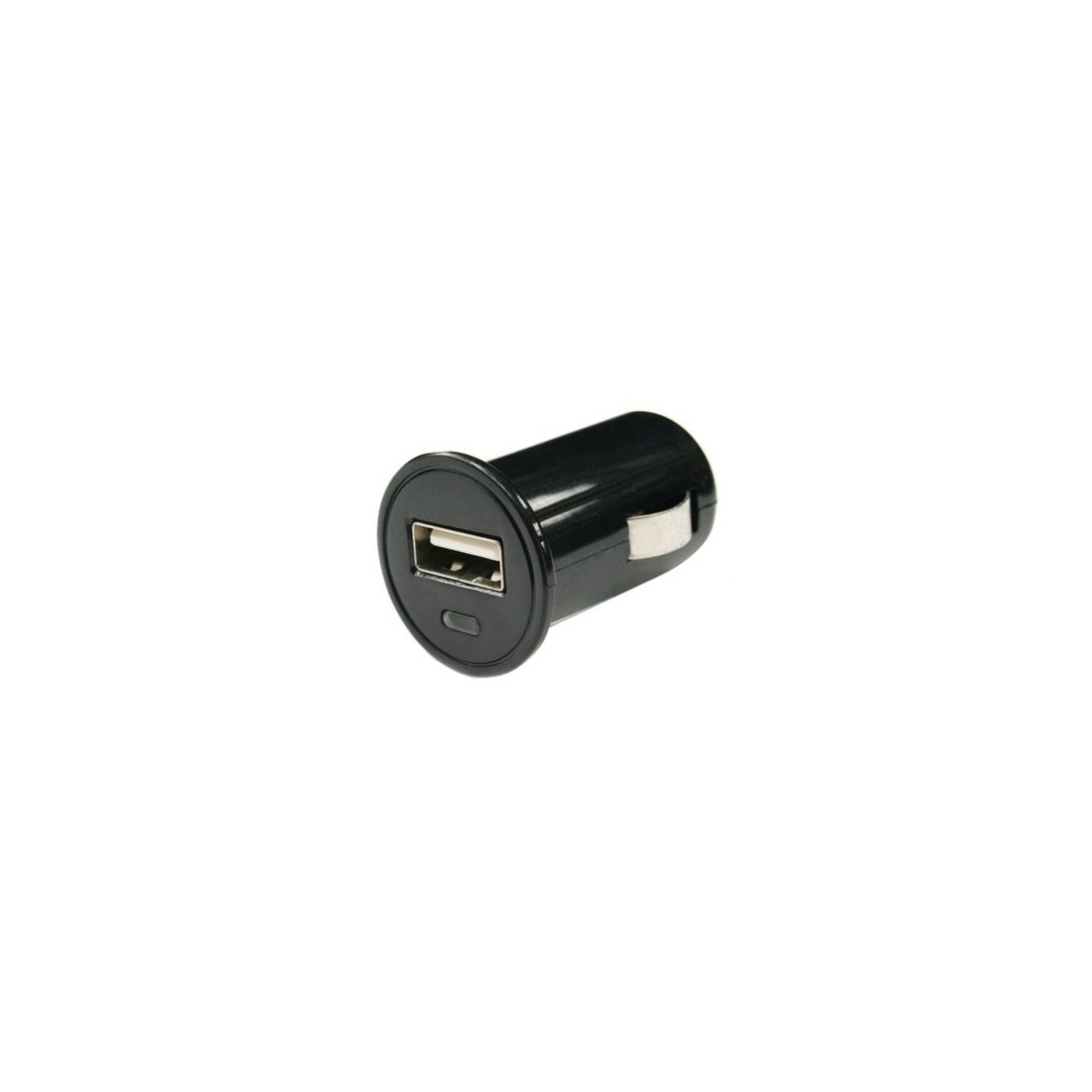 Chargeur allume-cigare 1 entrée USB + Câble data Moxie 1A Noir Type C