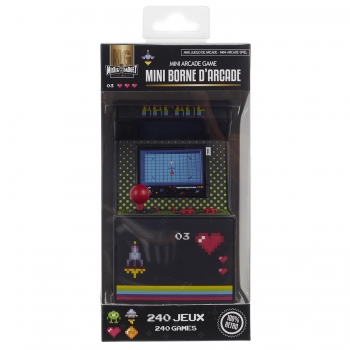 Mini borne d'arcade avec 256 jeux inclus