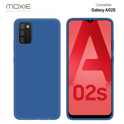 Coque Silicone Be Fluo Anti-chocs et Anti-rayures Intérieur Microfibre pour Galaxy A02S - Noir