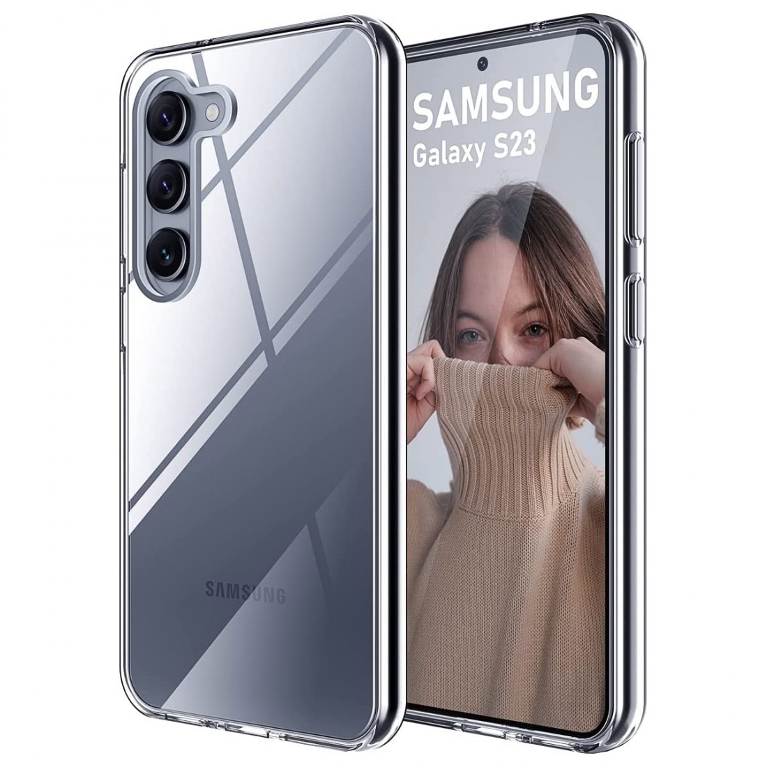 Coque Samsung Galaxy S23 en TPU souple - Transparent