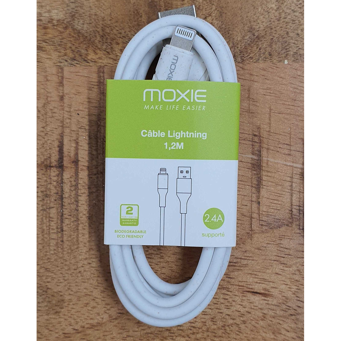 Recharge de 12 cables Recyclés - Green Energy -  USB vers lightning