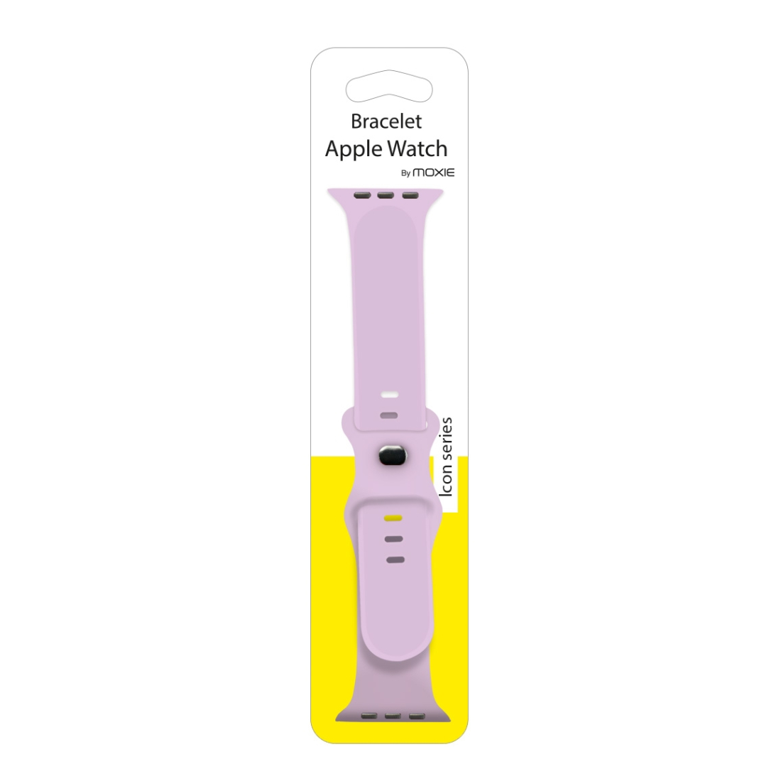 Bracelet en silicone pour Apple watch taille 42-44-45 mm - lilas