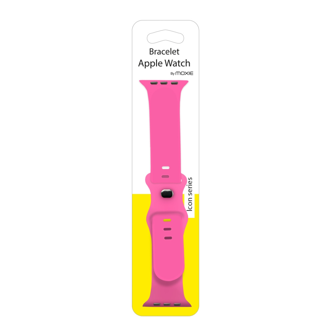 Bracelet en silicone pour Apple watch taille 42-44-45 mm - Rose