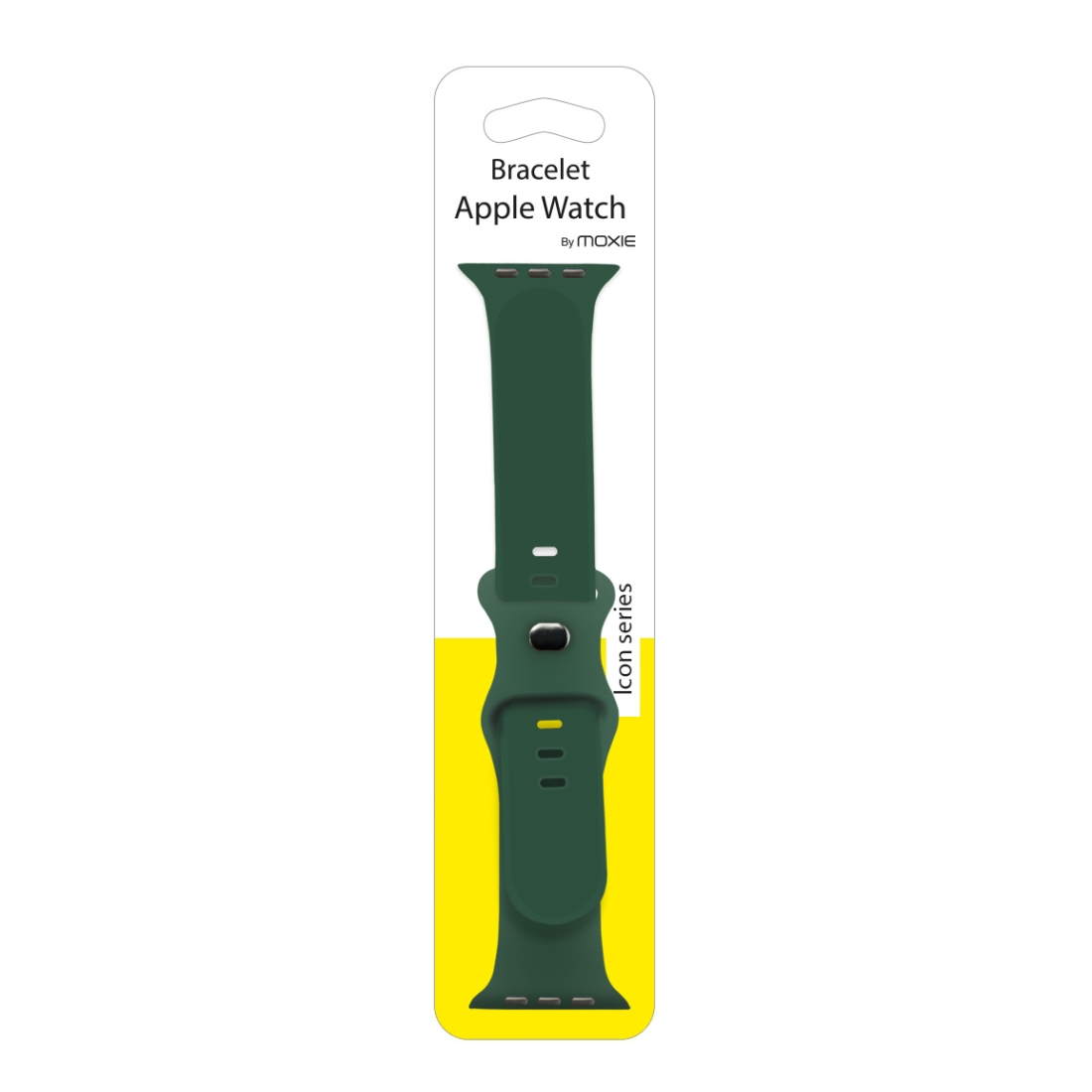 Bracelet en silicone pour Apple watch taille 42-44-45 mm - Pin vert