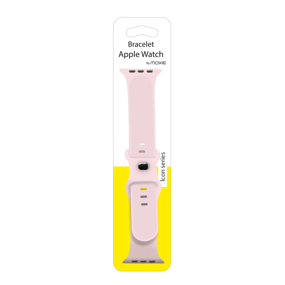 Bracelet en silicone pour Apple watch taille 42-44-45 mm - rose sable