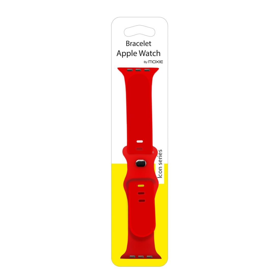 Bracelet en silicone pour Apple watch taille 42-44-45 mm - rouge