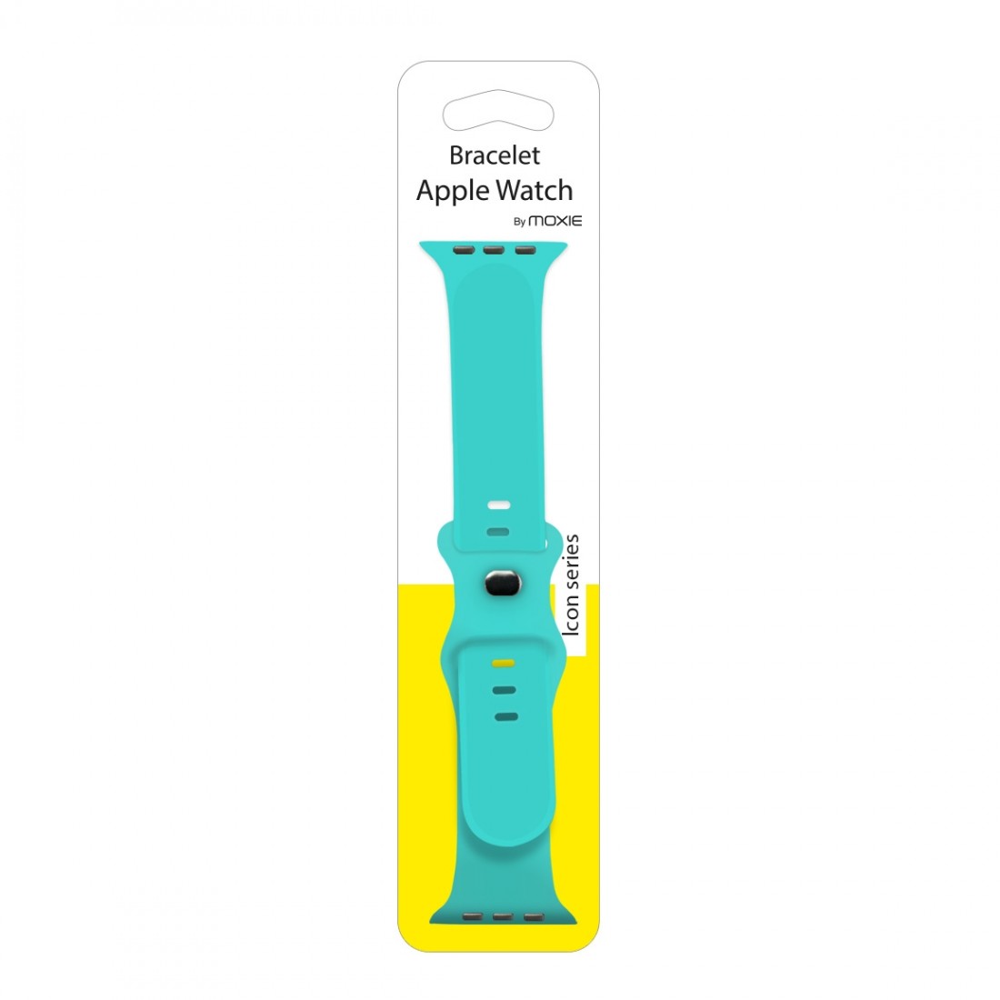 Bracelet en silicone pour Apple watch taille 42-44-45 mm - Turquoise