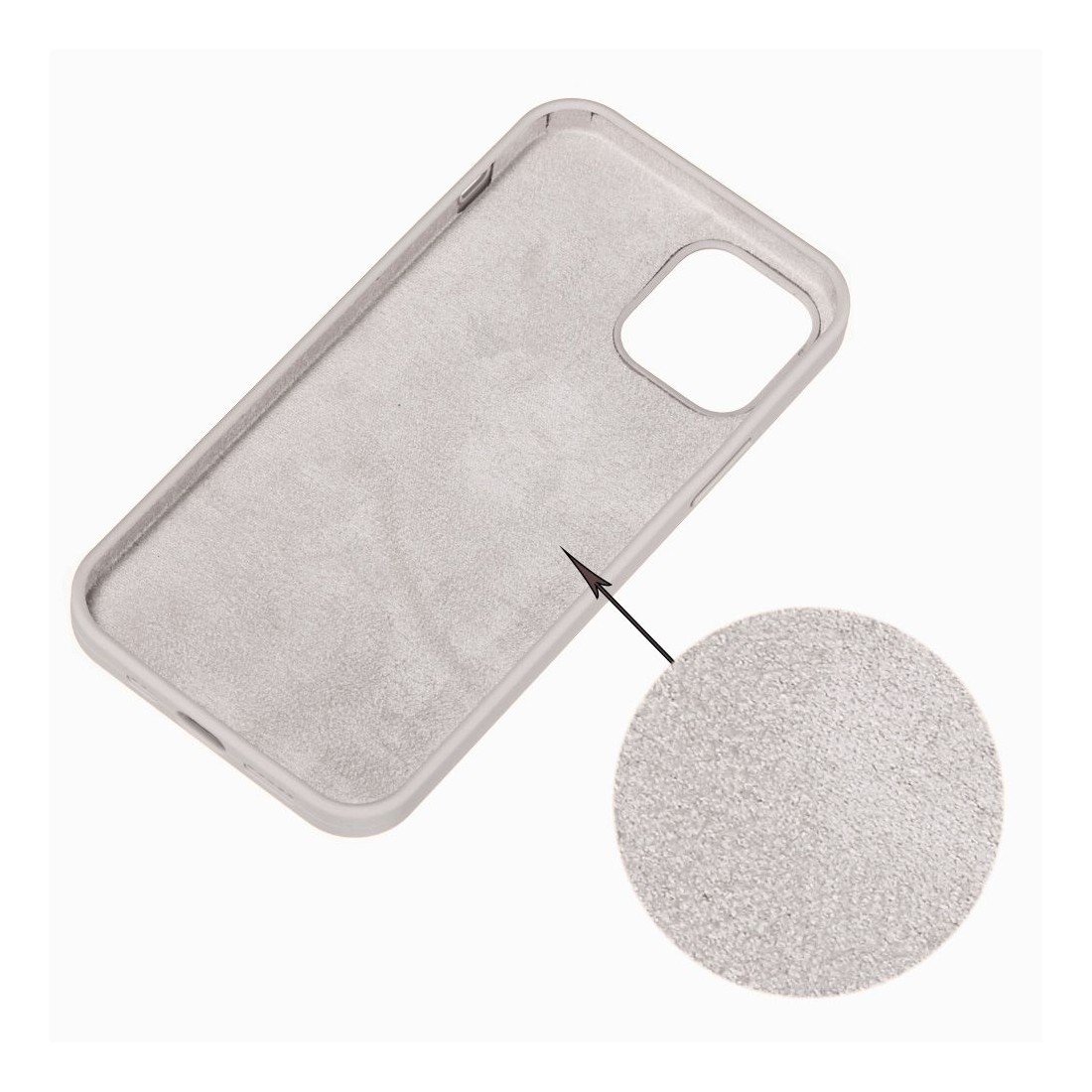 Coque premium Color Skin pour  iphone XR couleur Gris