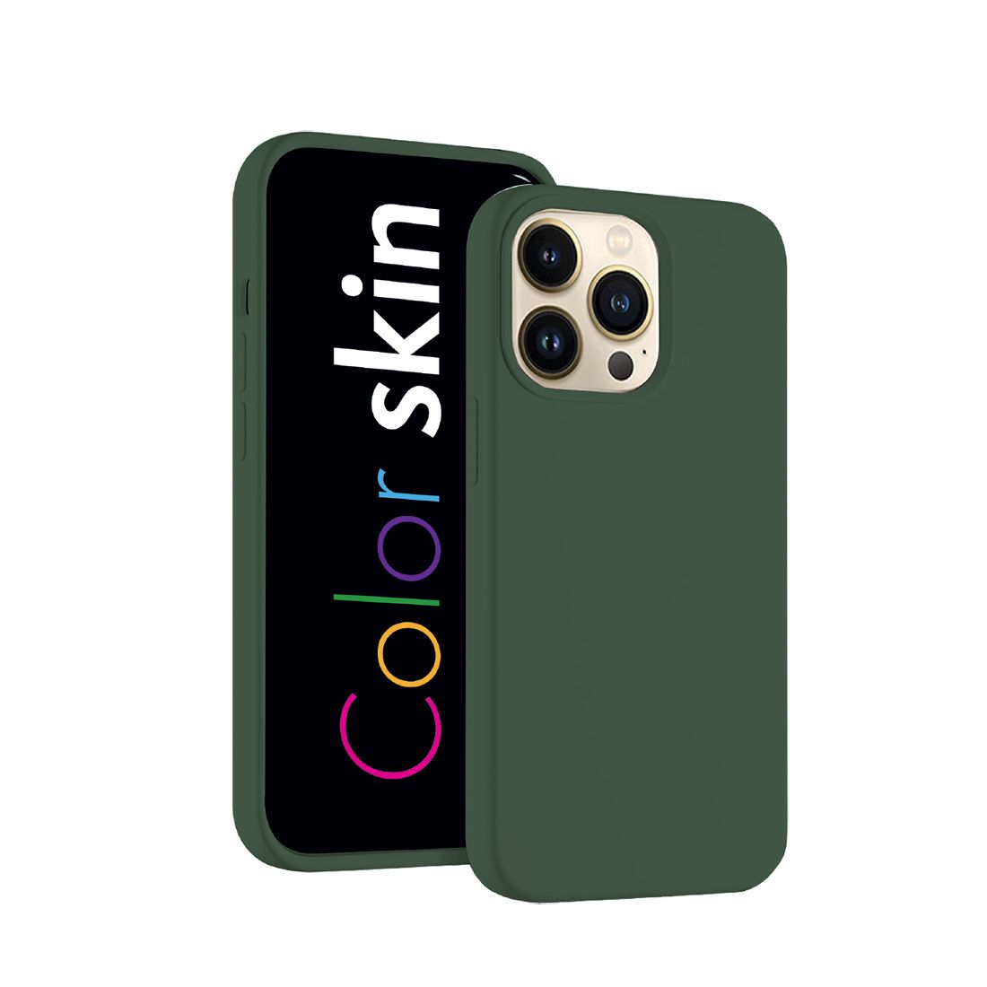 Coque premium Color Skin pour  iphone XR couleur Kaki