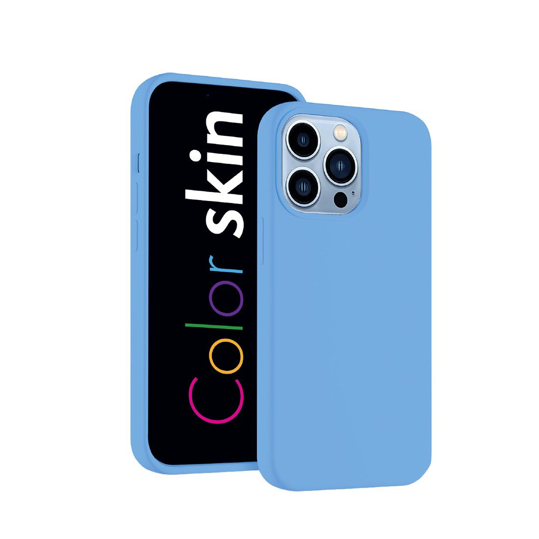 Coque premium Color Skin pour  iphone 11 couleur Bleu clair