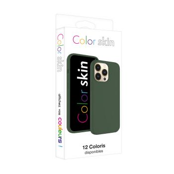 Coque premium Color Skin pour iPhone 13 couleur Kaki