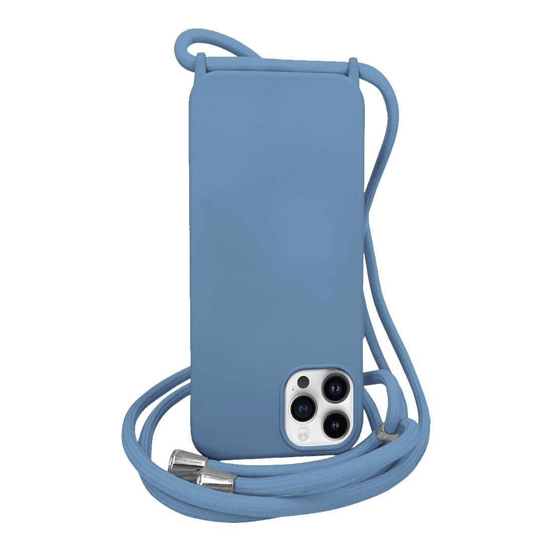 Coque premium Color Lace avec tour de cou 8mm pour iphone XR -  Bleu acier