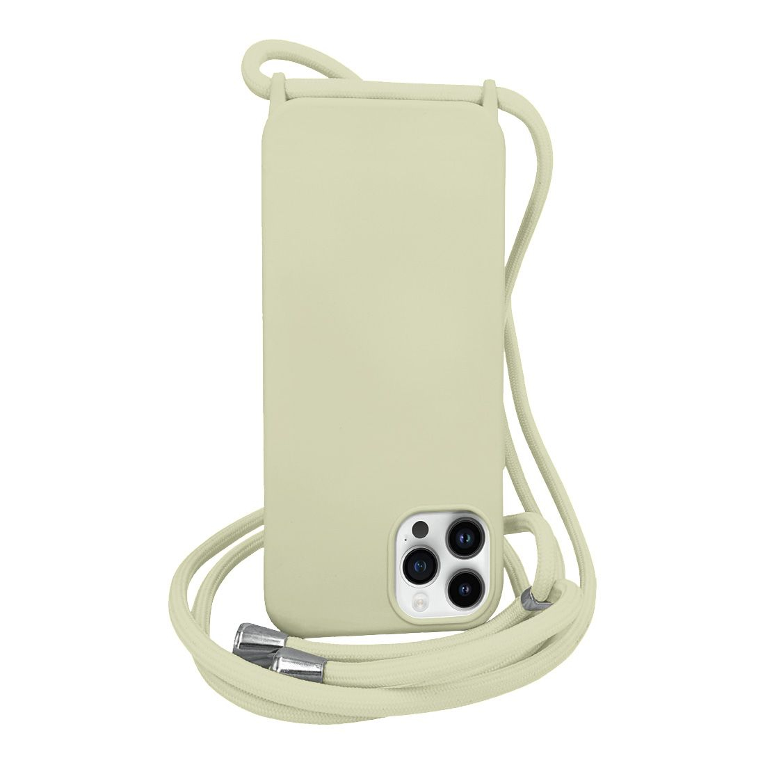 Coque premium Color Lace avec tour de cou 8mm pour iphone 11 - Blanc creme