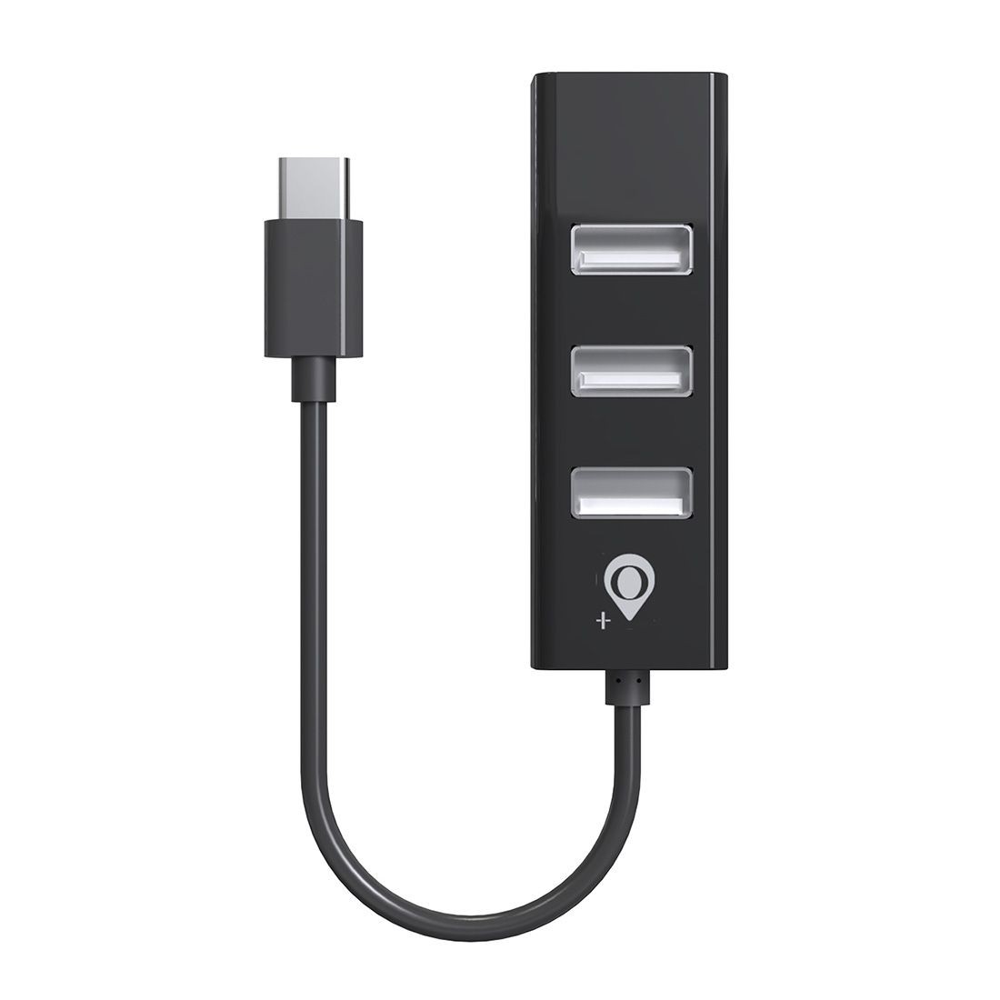 HUB USB NG6052 avec une entrée USB-C et 4 port USB  OTG - Noir