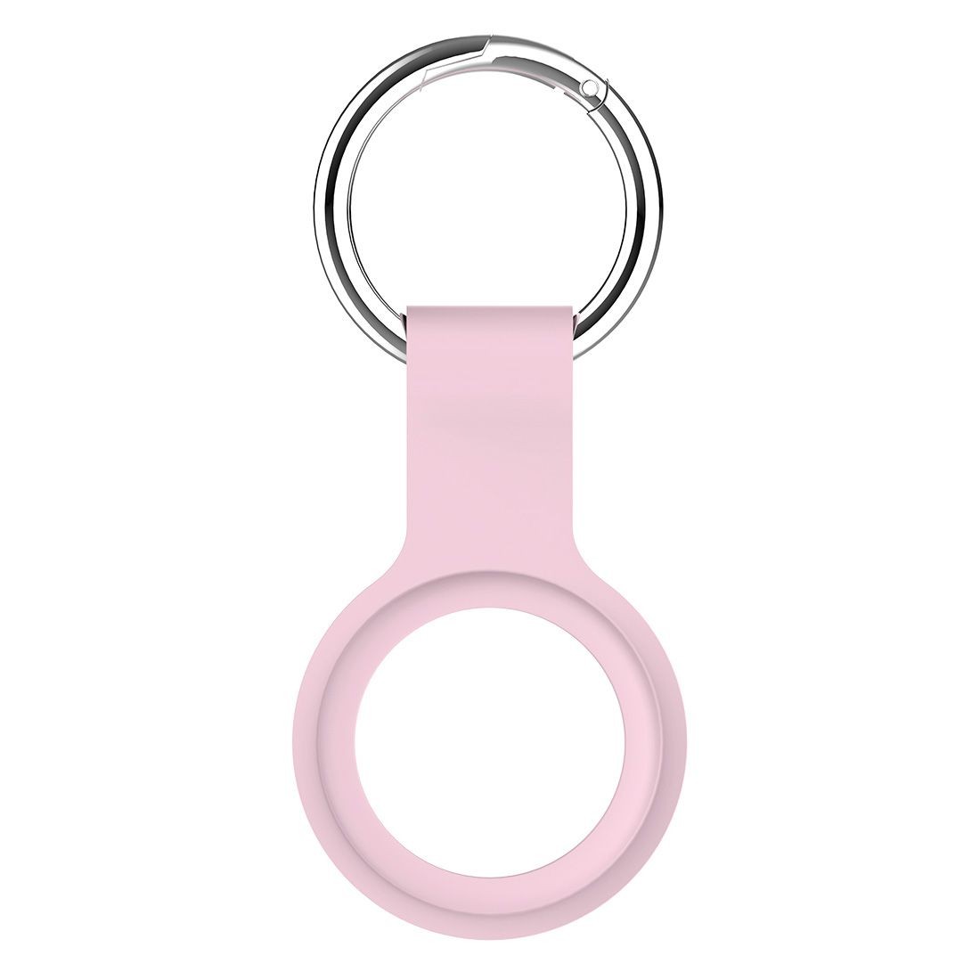 Porte clef en silicone Airtag NR9222 - Rose