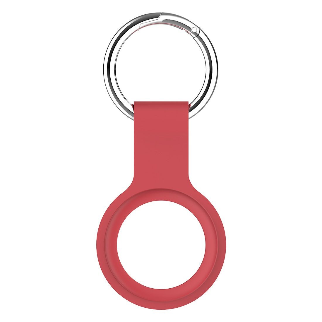 Porte clef en silicone Airtag NR9222 - Rouge