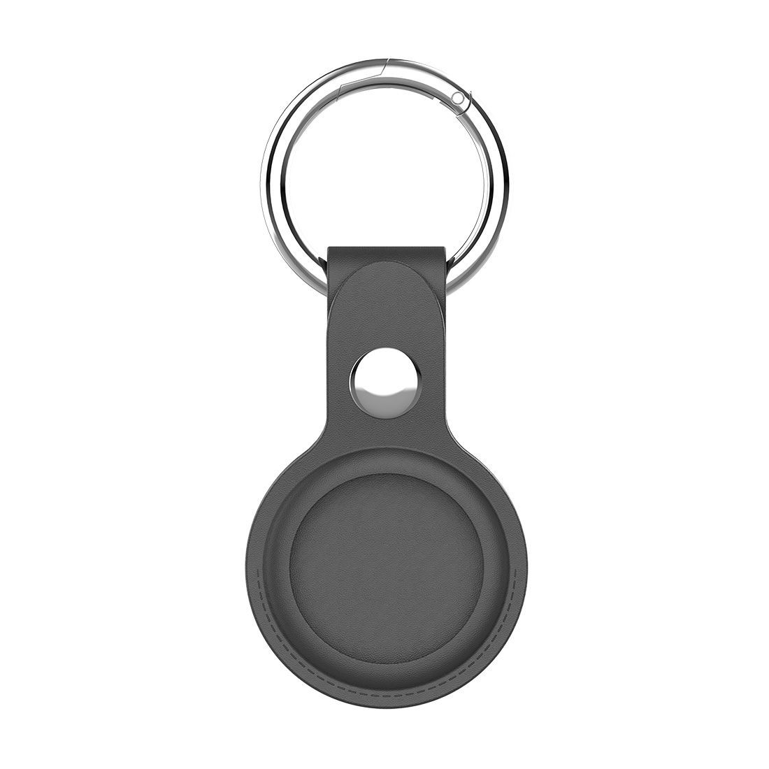Porte clef en simili cuir Airtag - noir