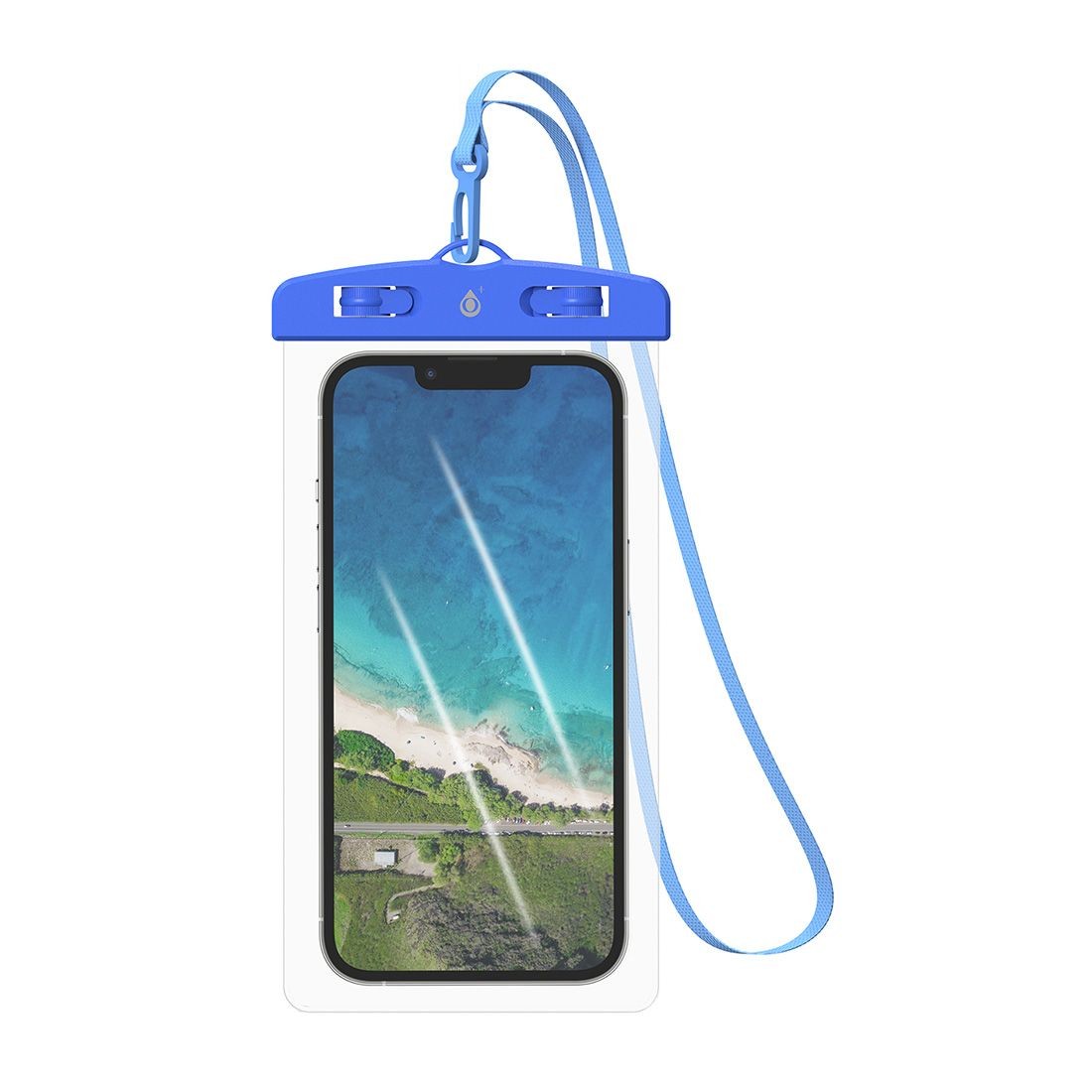 Housse etanche pour smartphone jusqu'à 6,9" IPX6 NR9468 - Bleu