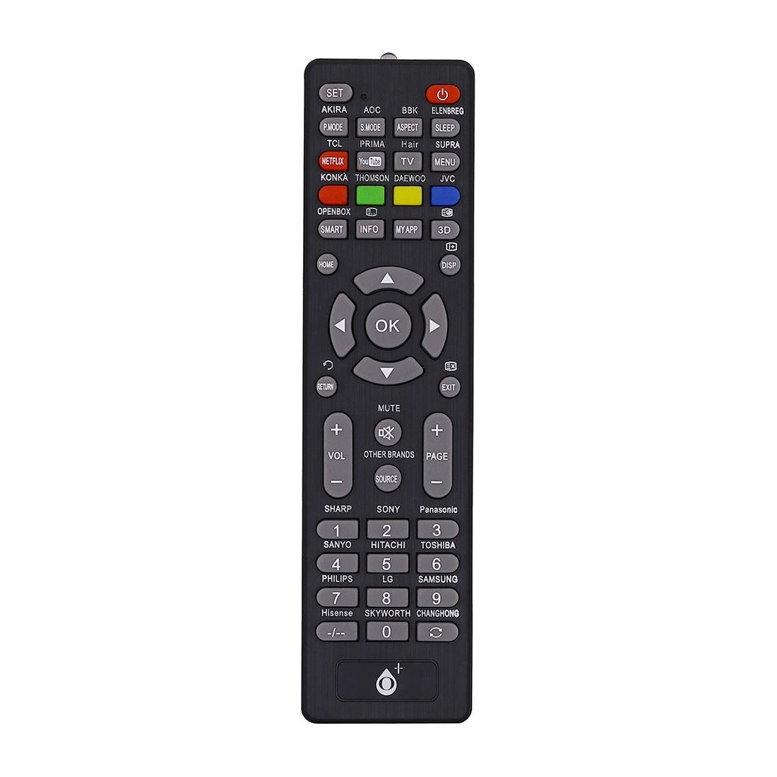 Télécommande universelle pour TV compatible toute marque R5639 - Noir