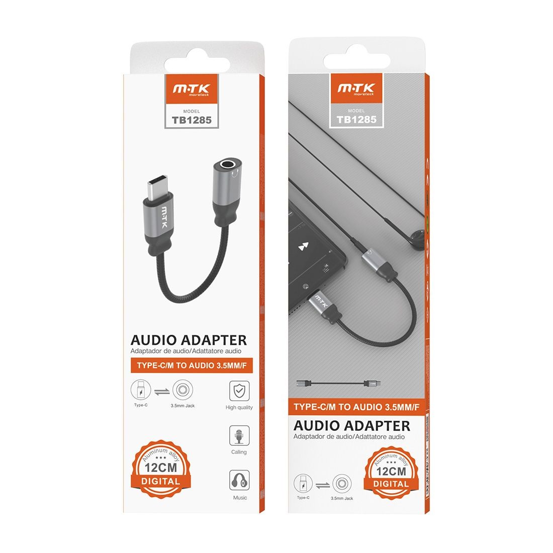 Adaptateur Type-C vers jack 3,5mm 12cm TB1285