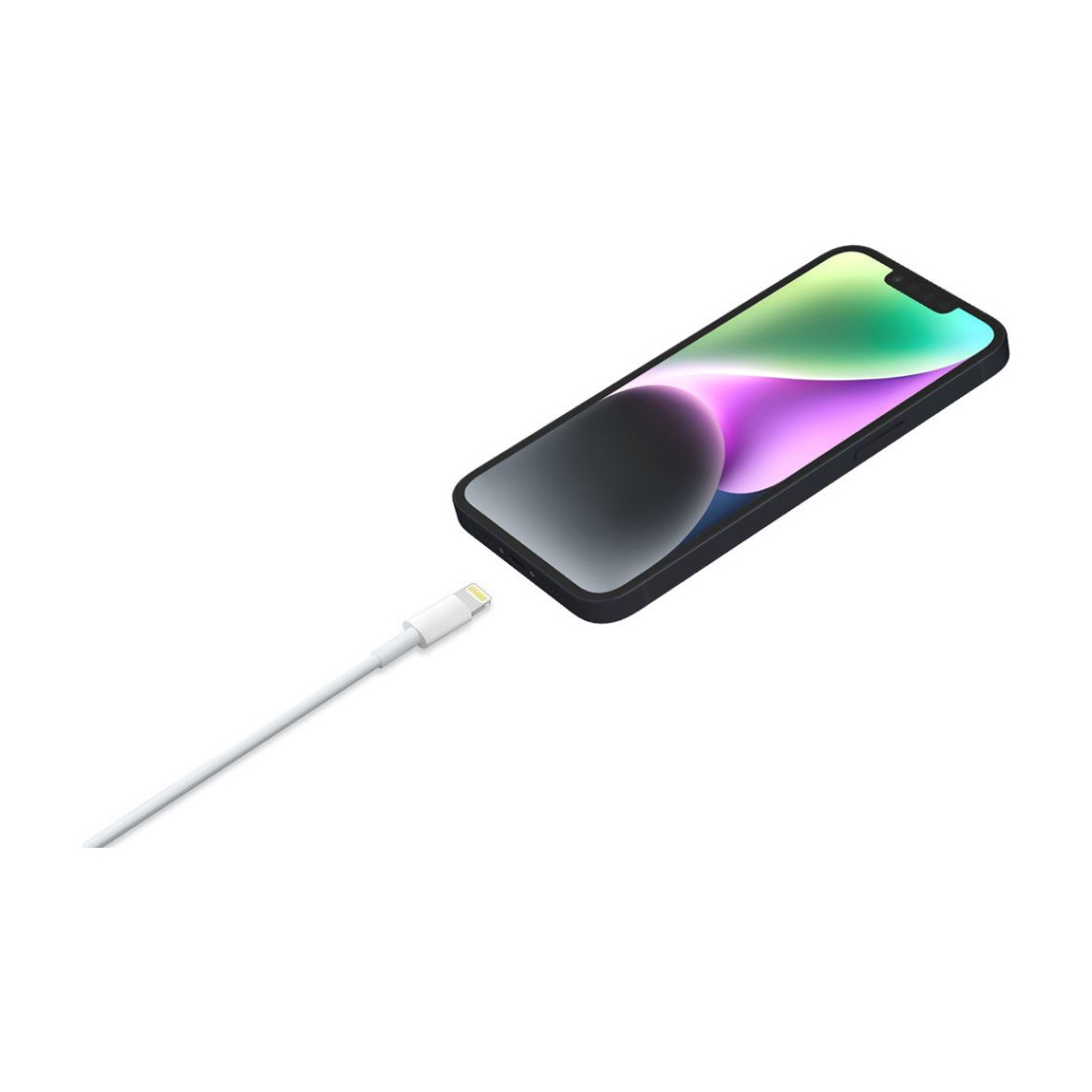 Câble data Lightning 2 m pour iPhone - Blanc - En vrac