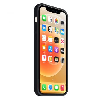 Coque Silicone Moxie BeFluo Fine et Légère pour iPhone 15, Intérieur Microfibre - Noir