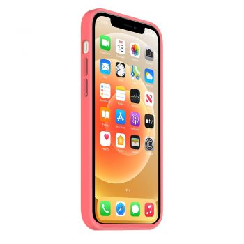 Coque Silicone Moxie BeFluo Fine et Légère pour iPhone 15 Plus, Intérieur Microfibre - Rose