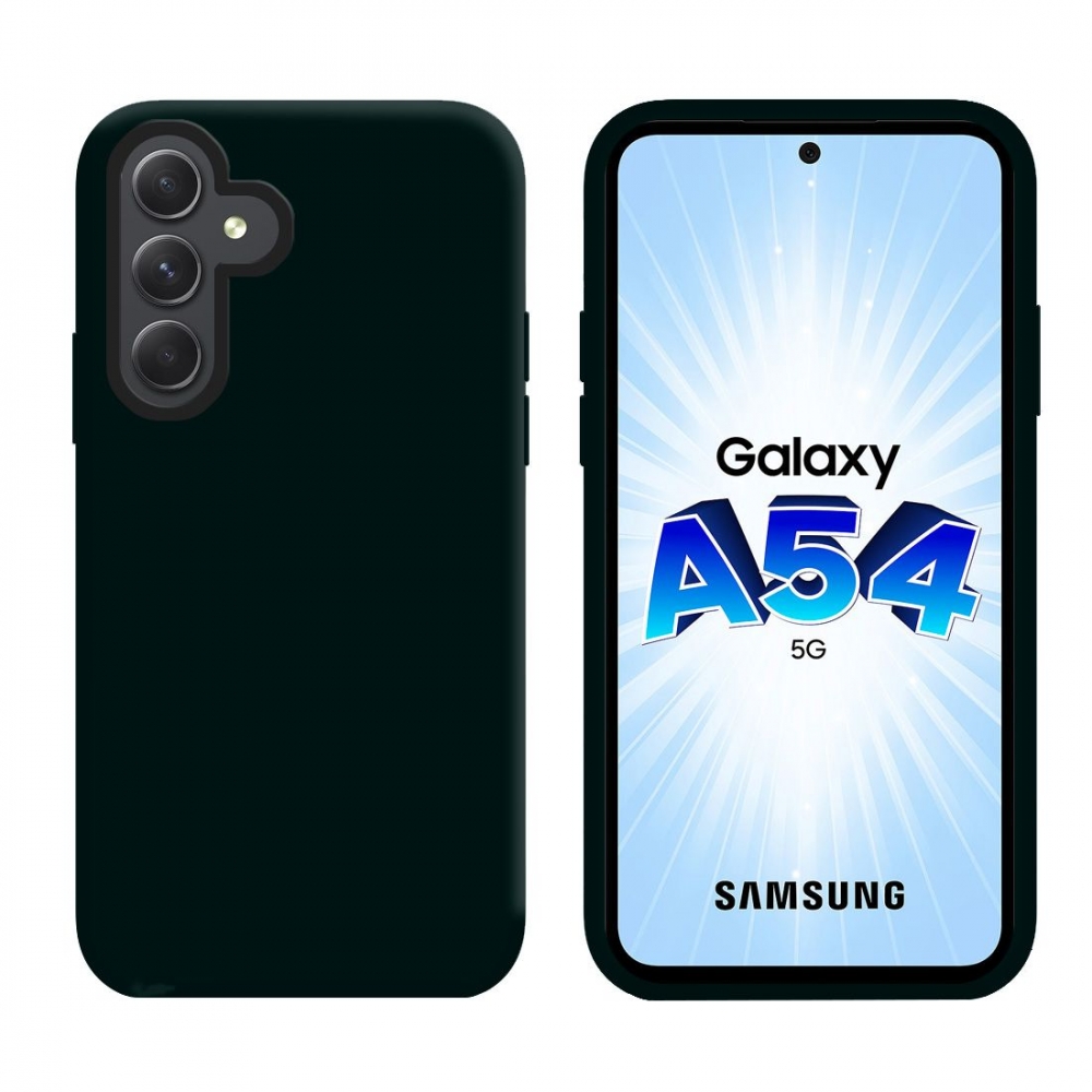 Coque premium Color Skin pour Galaxy A54 noir