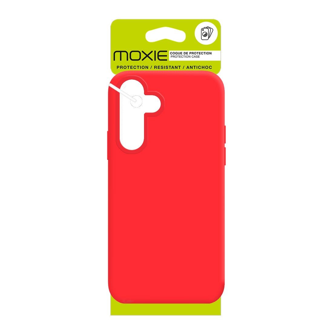 Coque premium Color Skin pour Galaxy A14 rouge