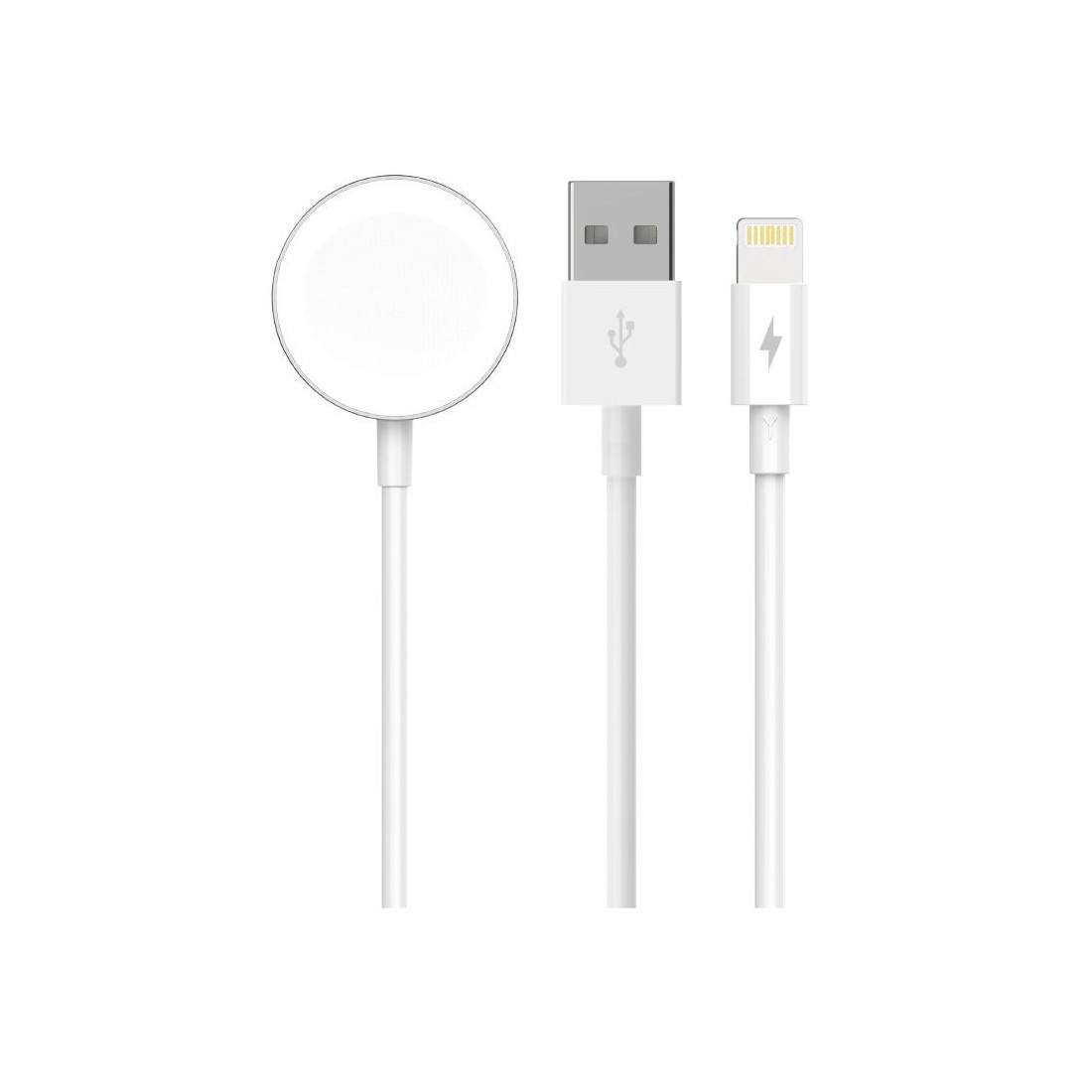 Chargeur duo Apple Watch / iPhone + cable ligntning +induction TB1252