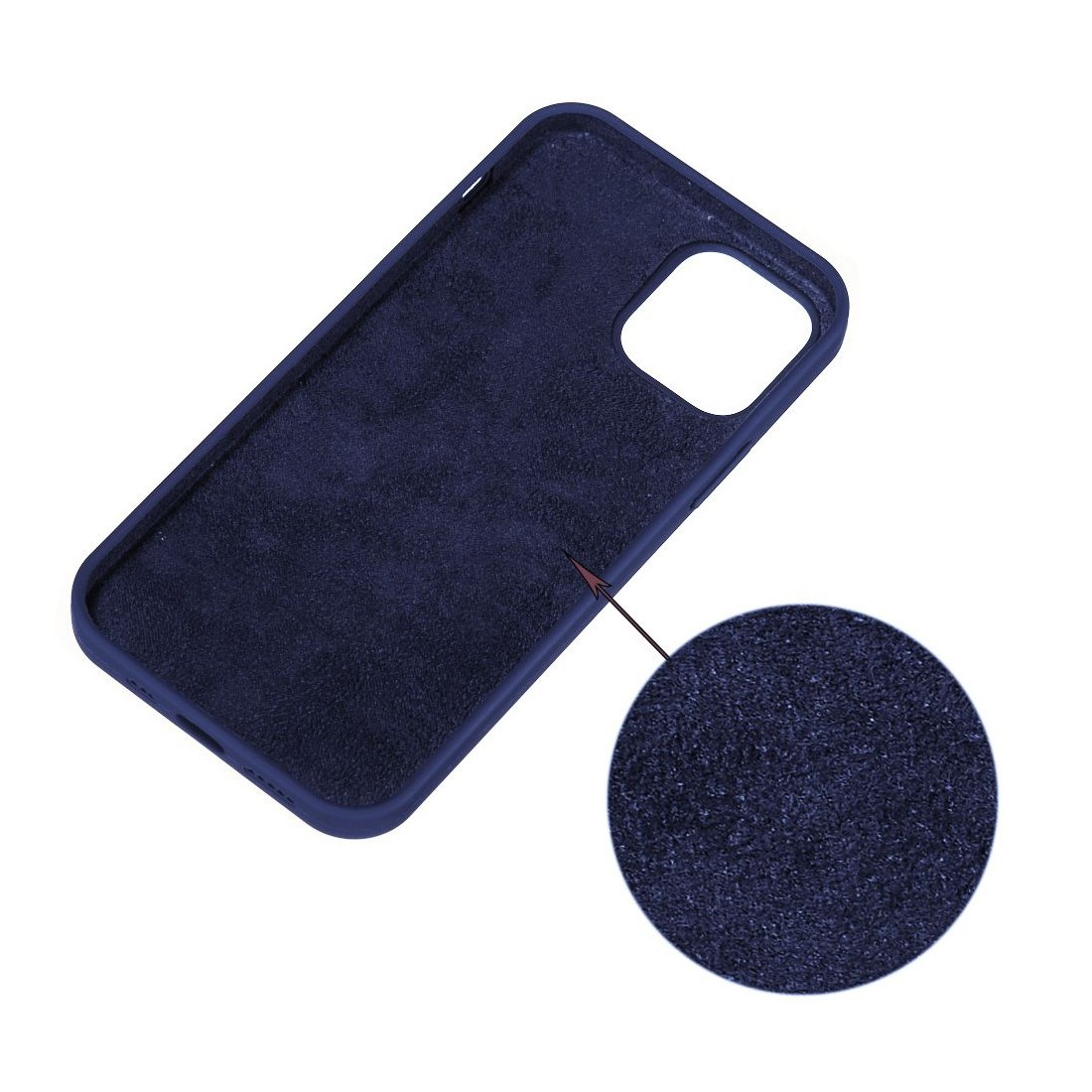 Coque premium Color Skin pour iphone 15 Plus - Bleu foncé
