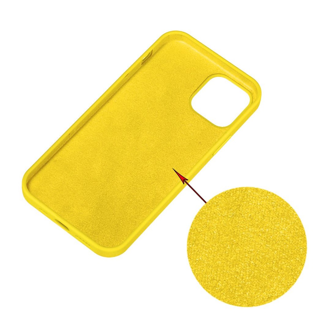Coque premium Color Skin pour iphone 15 Pro Max - Jaune