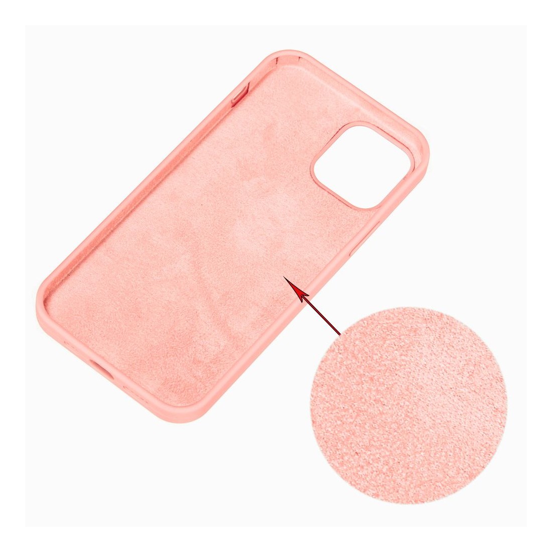 Coque premium Color Skin pour iphone 15 Pro Max - Rose clair
