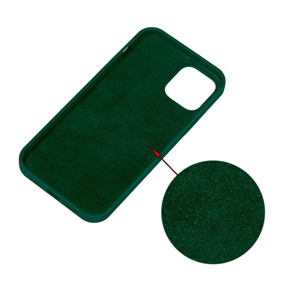 Coque premium Color Skin pour iphone 15 Pro Max - vert kaki