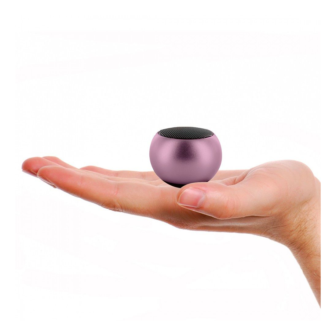 Mini Enceinte en Aluminium Rose - Puissance 3W