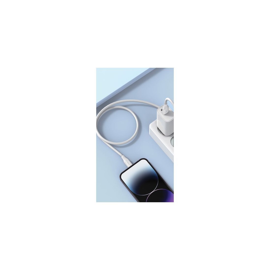 Cable de charge ultra resistant pour iPhone - 1 mètre